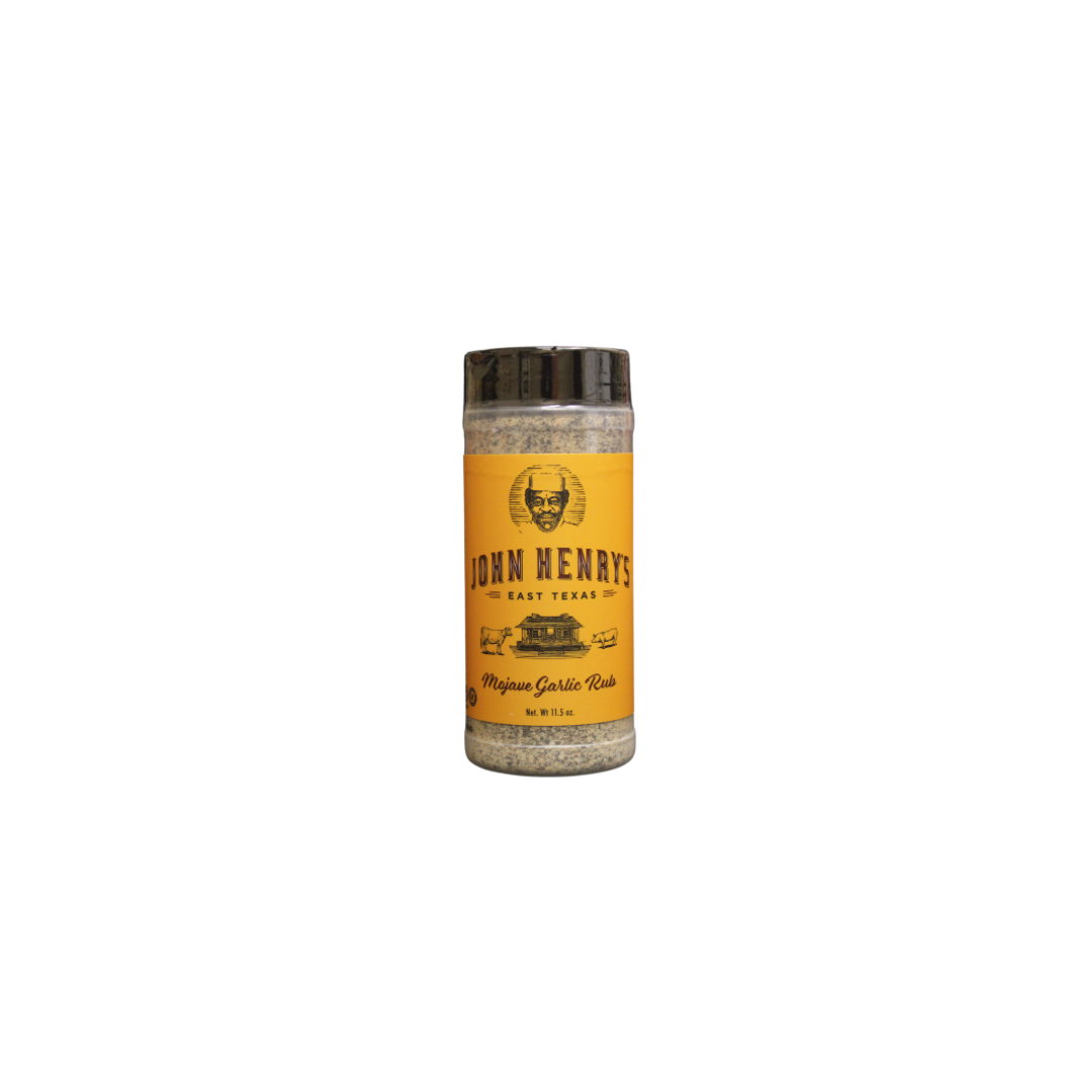 Mojave Garlic Pepper Rub Seasoning - John Henry's Food Products