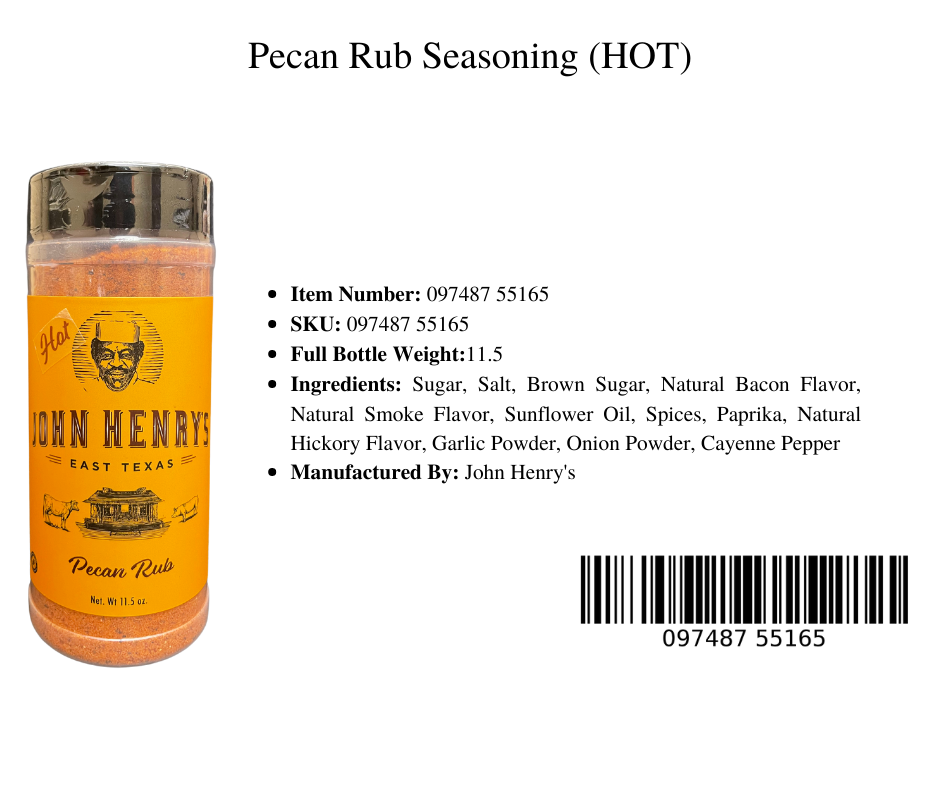 Pecan Rub HOT
