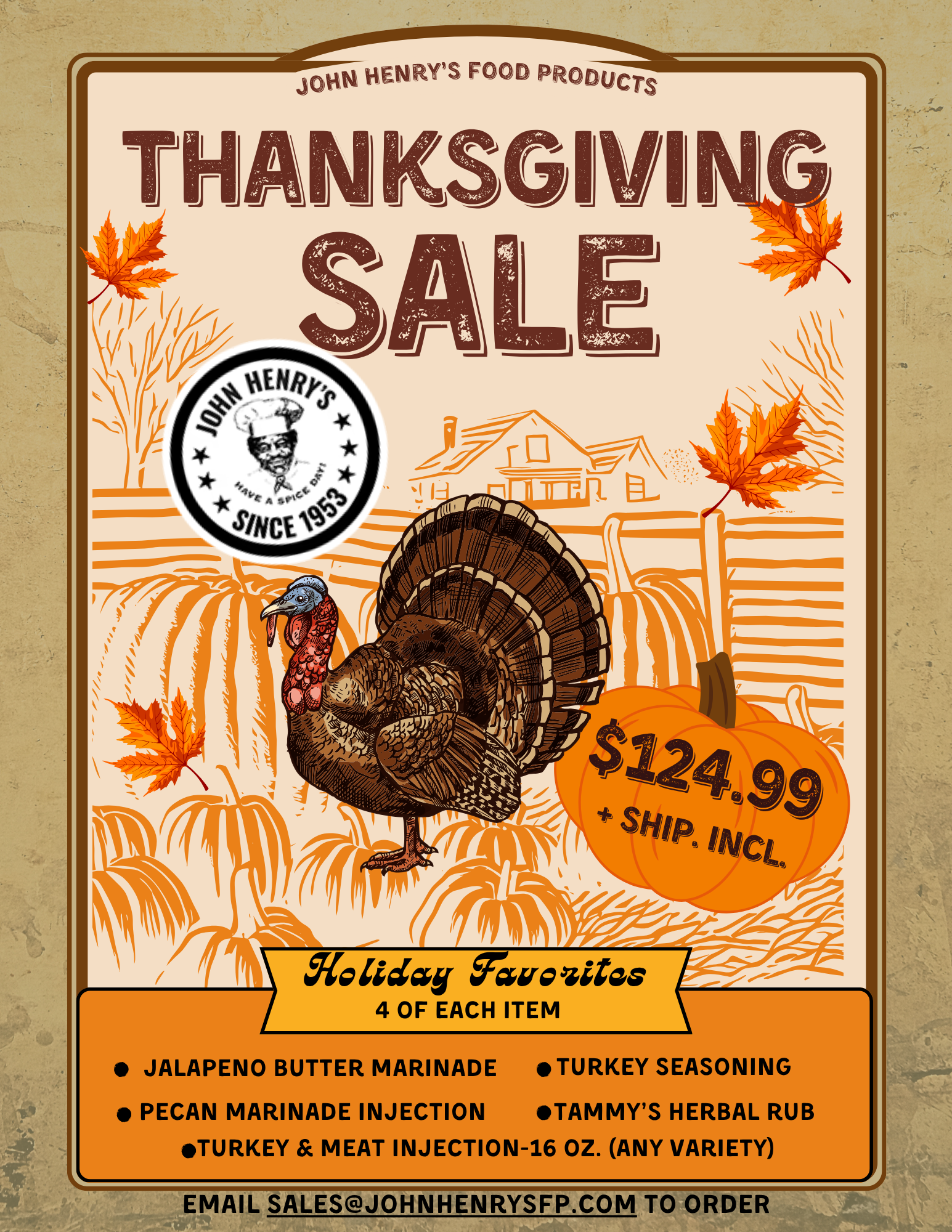 Thanksgiving Sale